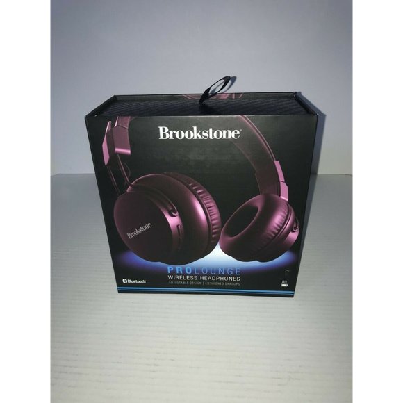 Brookstone® PRO Lounge Wireless Headphones in Purple